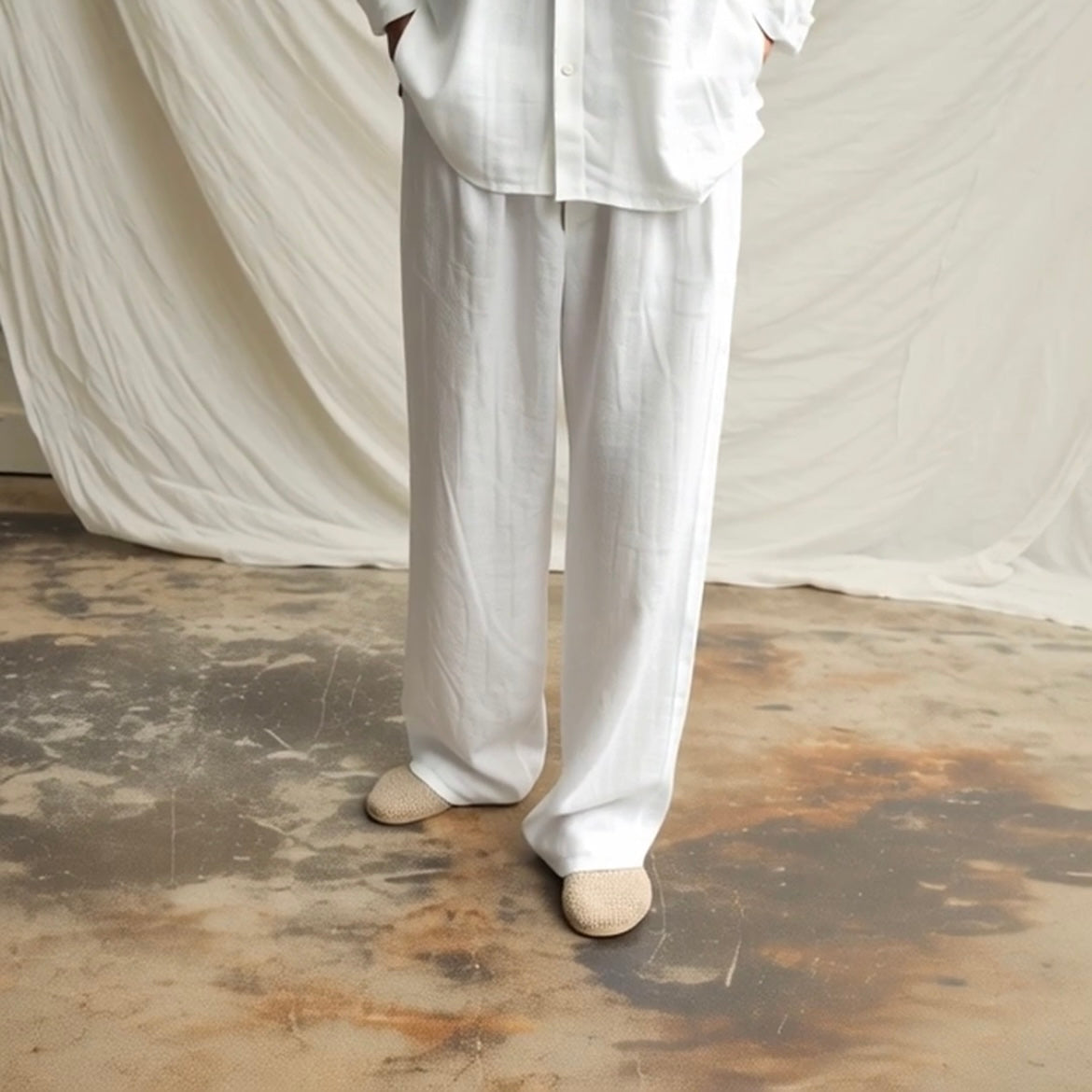 Linen Shirt & Trouser Set