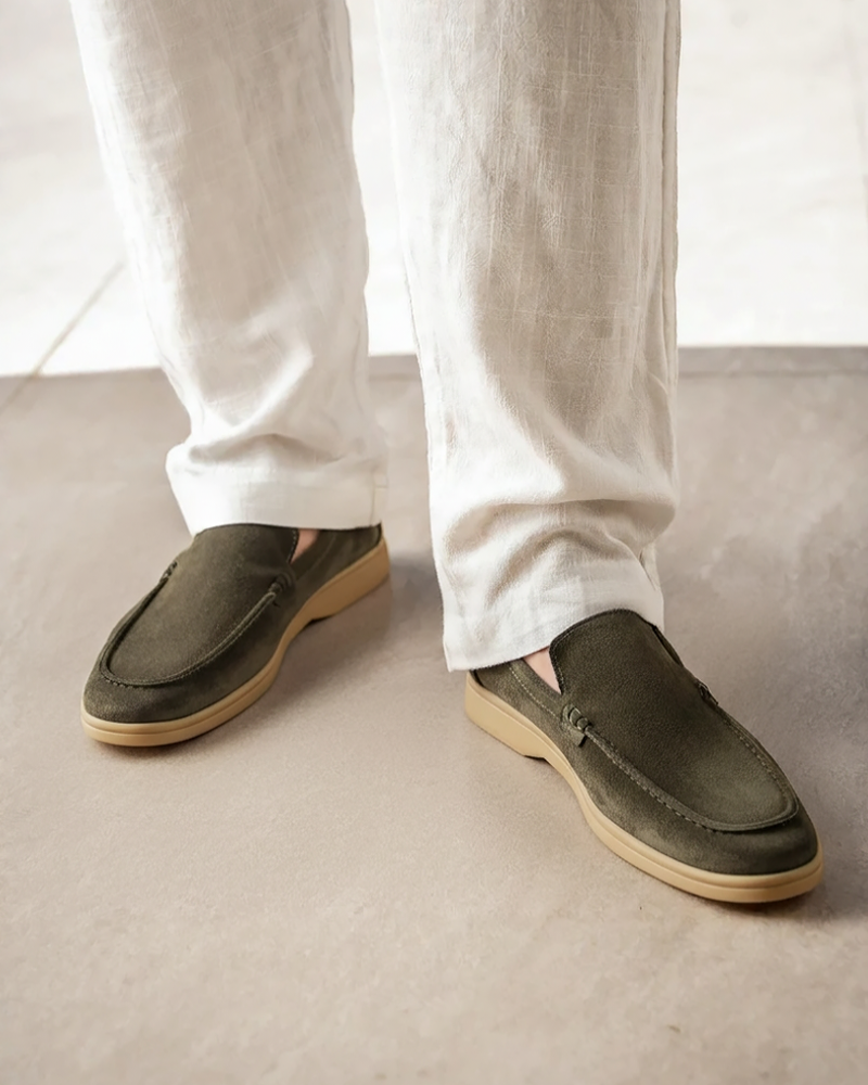 Signature Suede Loafers
